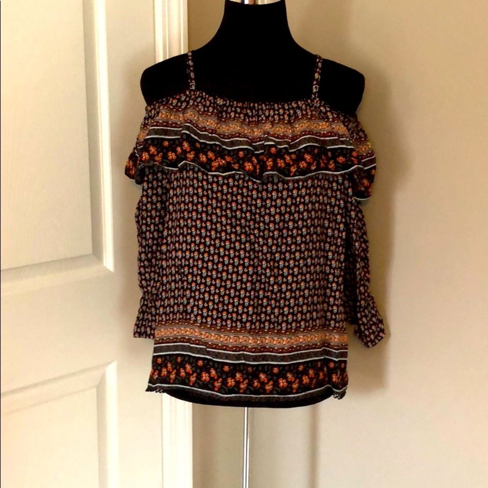 Hazel off the shoulder top size L